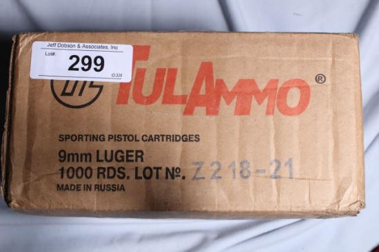 1000 ROUNDS TULAMMO 9MM LUGER