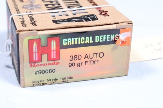 25 RDS HORNADY CRITICAL DEFENSE 380
