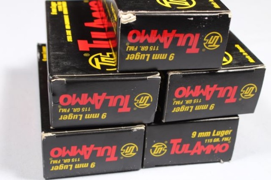 250 ROUNDS TULAMMO 9MM LUGER