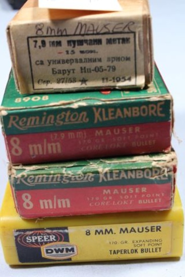 APPROX 67 ROUNDS 8MM POSSIBLE RELOADS