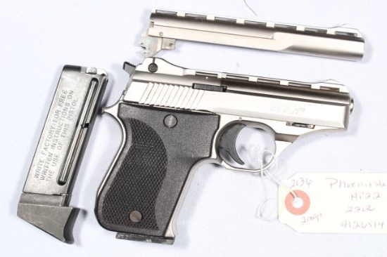 PHOENIX ARMS HP22, SN 4126514,