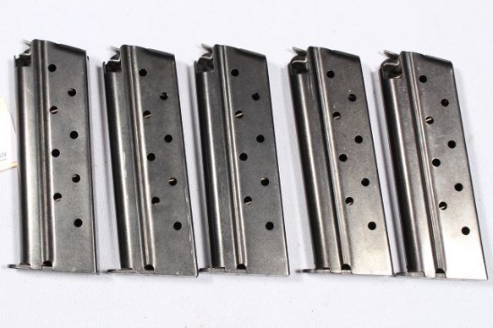 5 - 1911 STYLE BLUED 9MM MAGAZINES
