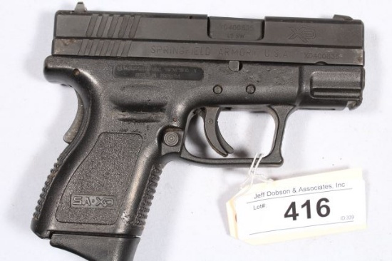 SPRINGFIELD ARMORY XD40 SUB COMPACT , SN XD-400835