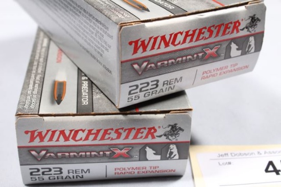 APPROX 40 ROUNDS WINCHESTER 223 REM