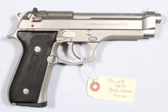 BERETTA 92FS, SN BER173046,