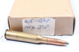 APPROX 20 ROUNDS NORMA 6.5 JAP AMMO
