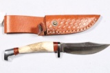 SM STAG HANDLED SKINNING KNIFE