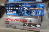20 ROUNDS WINCHESTER 308 WIN & 20 ROUNDS FEDERAL