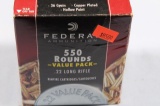 550 ROUND FEDERAL 22 LR
