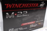1000 ROUNDS UNOPENED WINCHESTER 22 LR 40 GRAIN