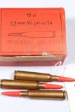 APPROX 20 ROUNDS 6.5 SWEDISH WOOD TIP BLANKS