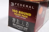 100 ROUNDS WINCHESTER UNIVERSAL 20 GA