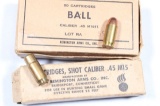APPROX 50 ROUNDS VINTAGE 45 ACP & APPROX 20 ROUNDS