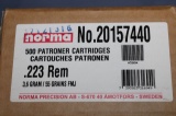NORMA 223 REM 500 ROUNDS