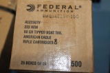 223 REM 500 ROUNDS 50 GRAIN TIP BOAT TAIL FEDERAL