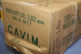 7.62 MM BALL M77 (.308) 1000 ROUNDS
