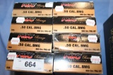 50 CAL BMG 660 GR FMJ 80 ROUNDS PMC BRONZE