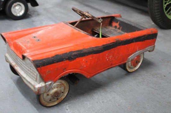 RED PEDAL CAR