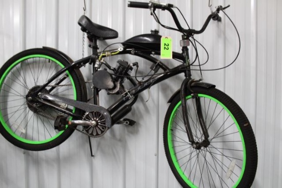KENT BICYCLE WITH ADDED GAS POWER ENGINE