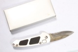 STAINLESS AUTOMATIC KNIFE WITH BOX