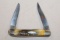 CASE GEN. STAG MUSKRAT,  2 DOT KNIFE, RED CASE