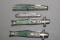 4 CASE KNIVES #6S1051, R6201, 6S1051 & GS285