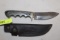 UNKNOWN KNIFE W/ SHEATH LIGHT RUST
