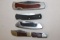 5 MISC PARKER KNIVES