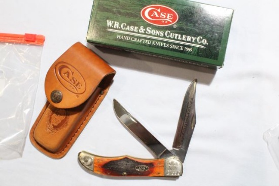 CASE KNIFE #6265 SS WITH BOX & SHEATH