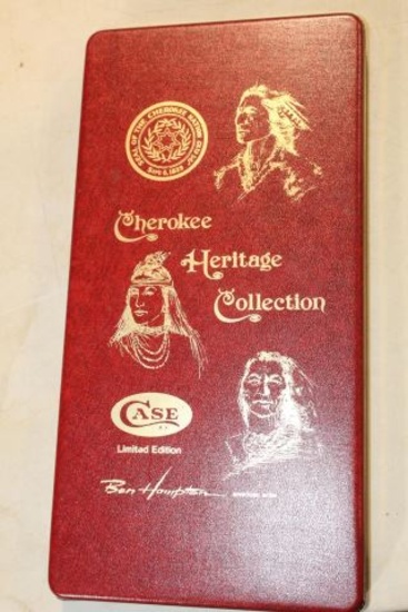 CASE CHEROKEE HERTIAGE COLLECTION 3 KNIFE SET