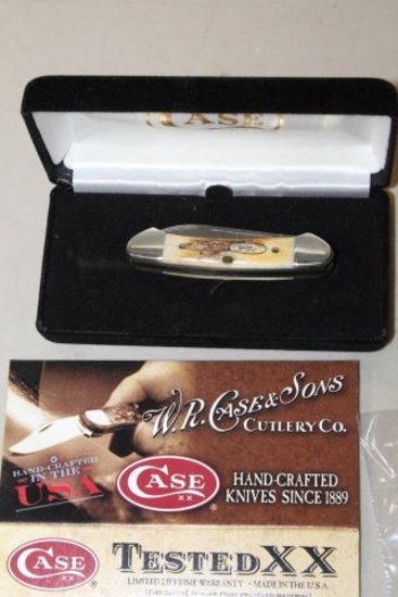 CASE #52132 DAMASCUS KNIFE W/BOX