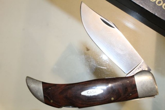 CASE BOSS # P172LSSP 1 BLADE KNIFE IN WOOD CASE