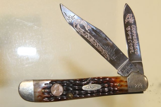CASE COPPERHEAD KNIFE WITH BOX