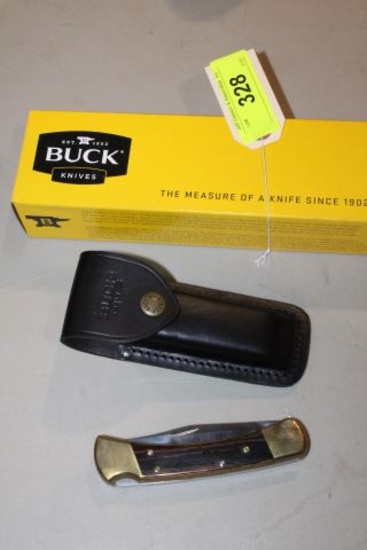 BUCK 110 KNIFE W/SHEATH & BOX