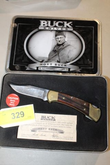 BUCK HOYT BUCK 112 FOUNDERS EDITION IN TIN