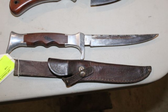 OLSEN KNIFE CO SOLIGEN GERMANY KNIFE W/SHEATH