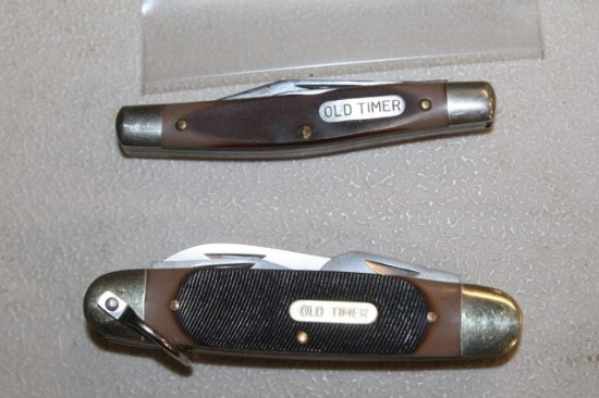 SCHRADE OLD TIMER 230T & SCHRADE 2 BLADE KNIFE