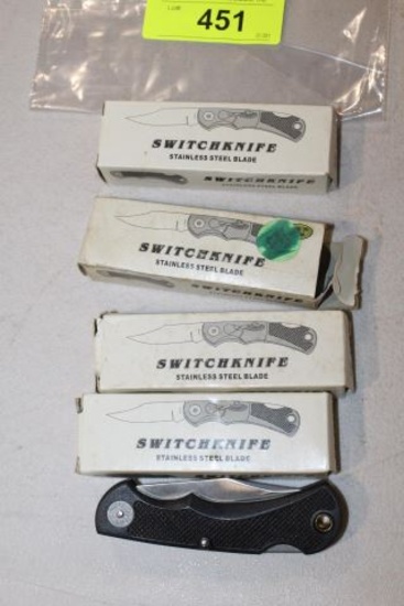 4 SWITCH KNIFE IN BOXES