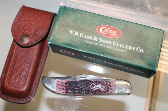 CASE HUNTER FOLDER #6265 W/SHEATH & BOX
