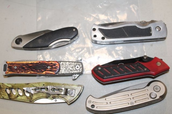 6 MISC KNIVES AS IS