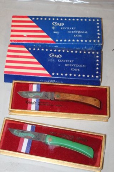 CASE KENTUCKY BICENNTIAL KNIVES