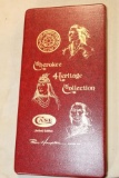 CASE CHEROKEE HERTIAGE COLLECTION 3 KNIFE SET