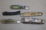 5 MISC CASE KNIVES