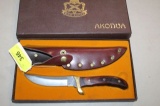 BUCK AKONUA KNIFE W/SHEATH & BOX