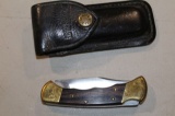 BUCK 112 3 DOT KNIFE W/SHEATH