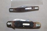 SCHRADE OLD TIMER 230T & SCHRADE 2 BLADE KNIFE