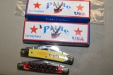PRIDE CUTLERY KNIVES W/BOXES