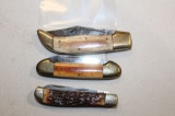 PARKER KAYAK, THE LITTLE BANDIT & TAPPER 2 KNIVES