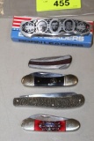 5 MISC KNIVES 1 WITH BOX