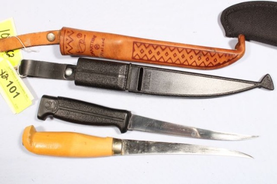 J MARTTIINI FINLAND KNIVES  WITH SHEATHS